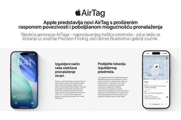 Apple predstavlja novi AirTag 3