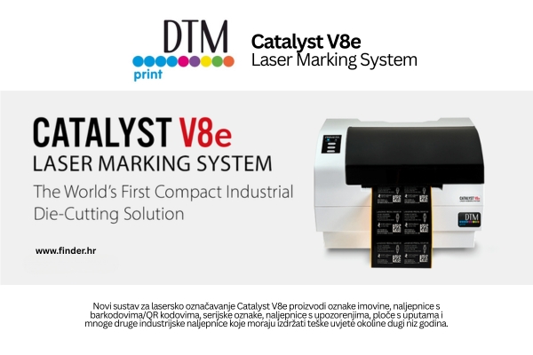 Catalyst V8e, Laser Marking pisač s rezačem