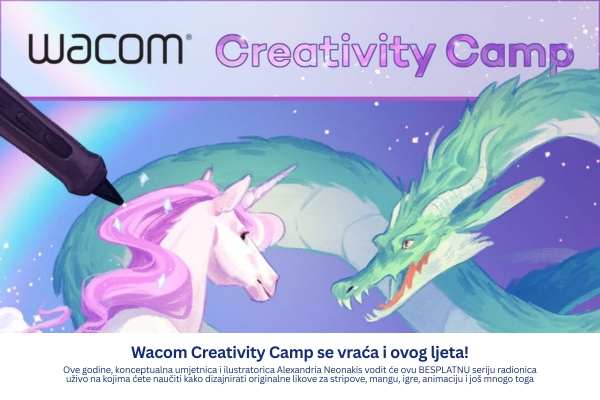 Wacom Creativity Camp se vraća i ovog ljeta u srpnju
