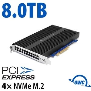 OWC Accelsior 4M2 PCIe 3.0 M.2 NVMe SSD card 8.0 TB