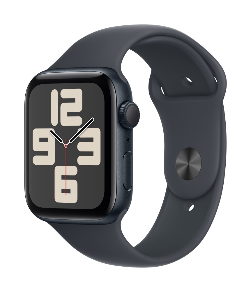 Apple Watch SE2 v3 GPS 44mm Midnight Alu Case with Midnight Sport Band S/M