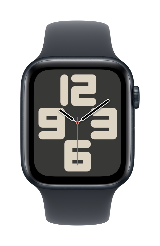 Apple Watch SE2 v3 GPS 44mm Midnight Alu Case with Midnight Sport Band S/M T2