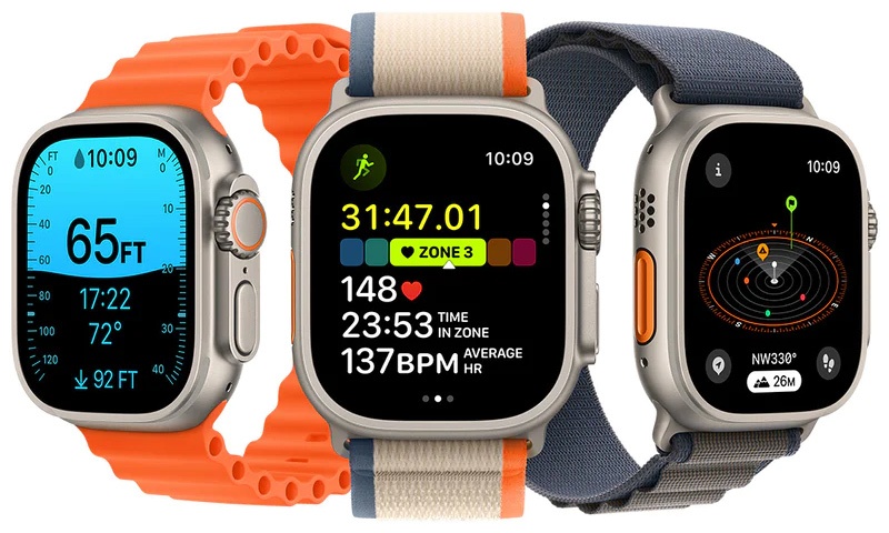 Apple Watch Ultra2 Cellular, 49mm Titanium Case (boja remena ovisno o dostupnosti)