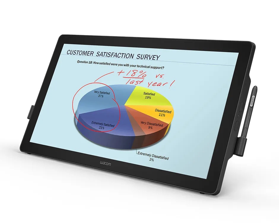 Wacom DTH-2452 Full HD Interactive Pen & Touch Display T3