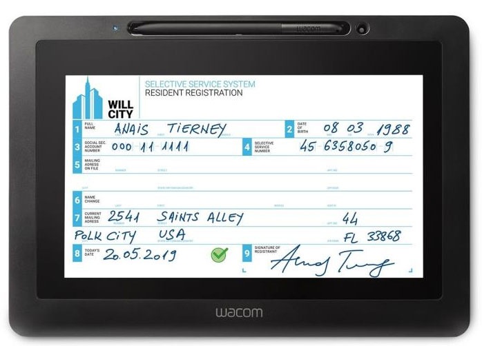 Wacom Signature Set DTU-1031AX + Sign Pro PDF Standard T3