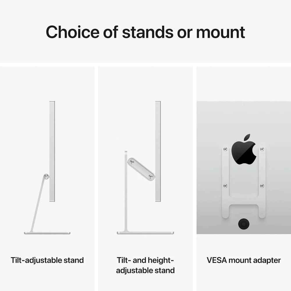 Apple Studio Display - Standard glass - Tilt-adjustable stand T3