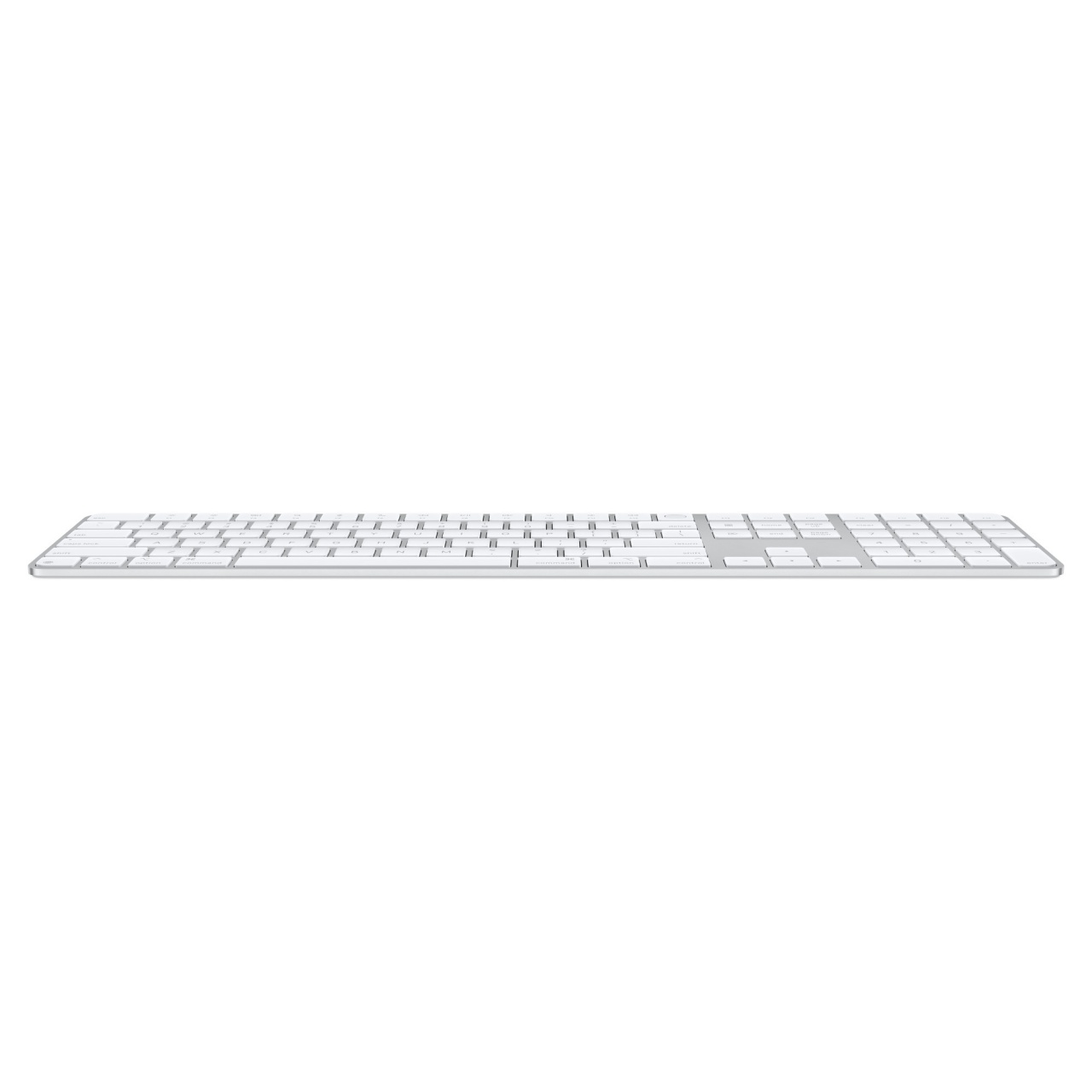 Apple Magic Keyboard (2024) w Touch ID and Numeric Keypad - Croatian - White Keys T2