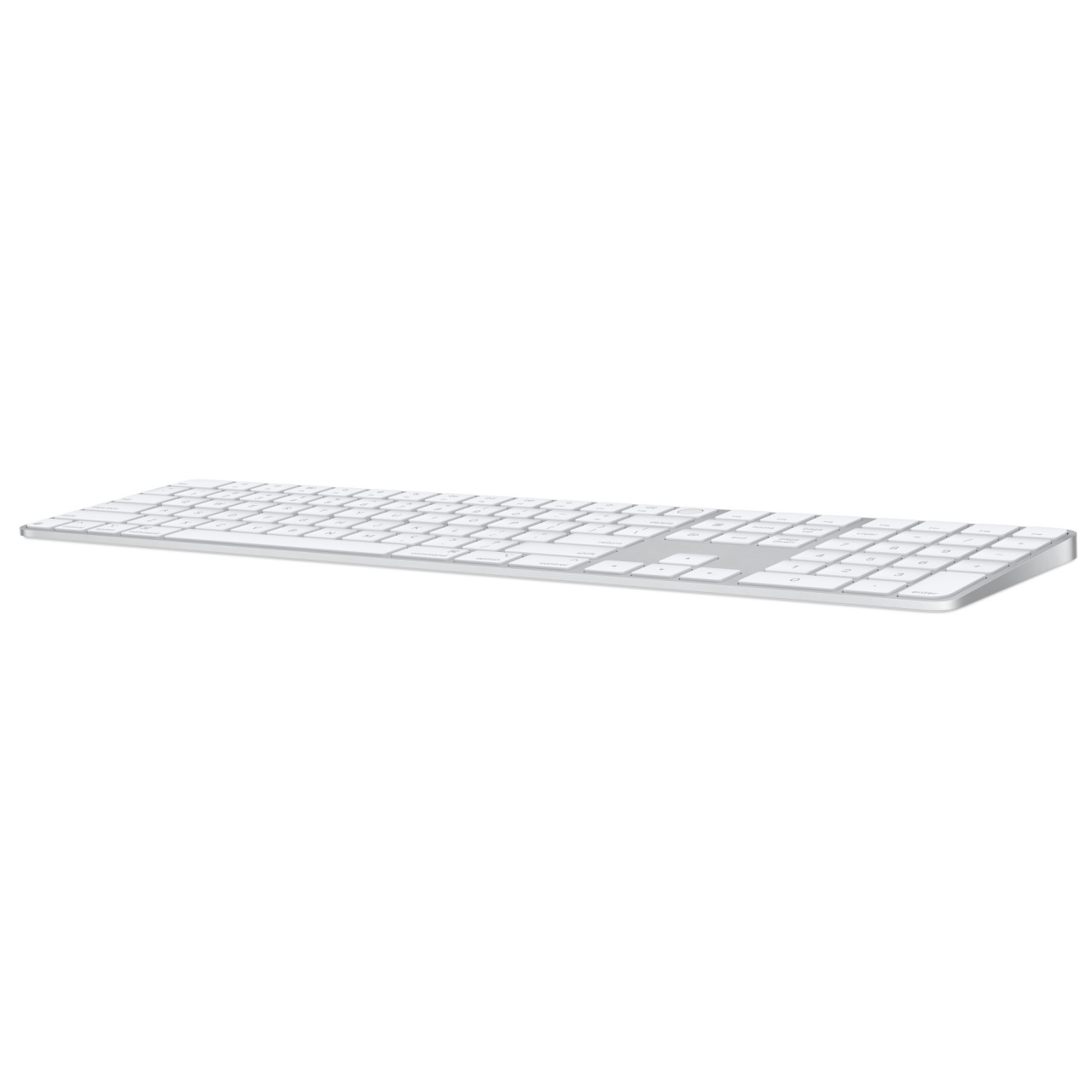 Apple Magic Keyboard (2024) w Touch ID and Numeric Keypad - Croatian - White Keys T4