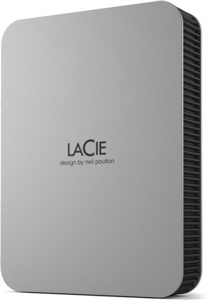 Lacie 4TB Mobile Drive USB-C Moon Silver