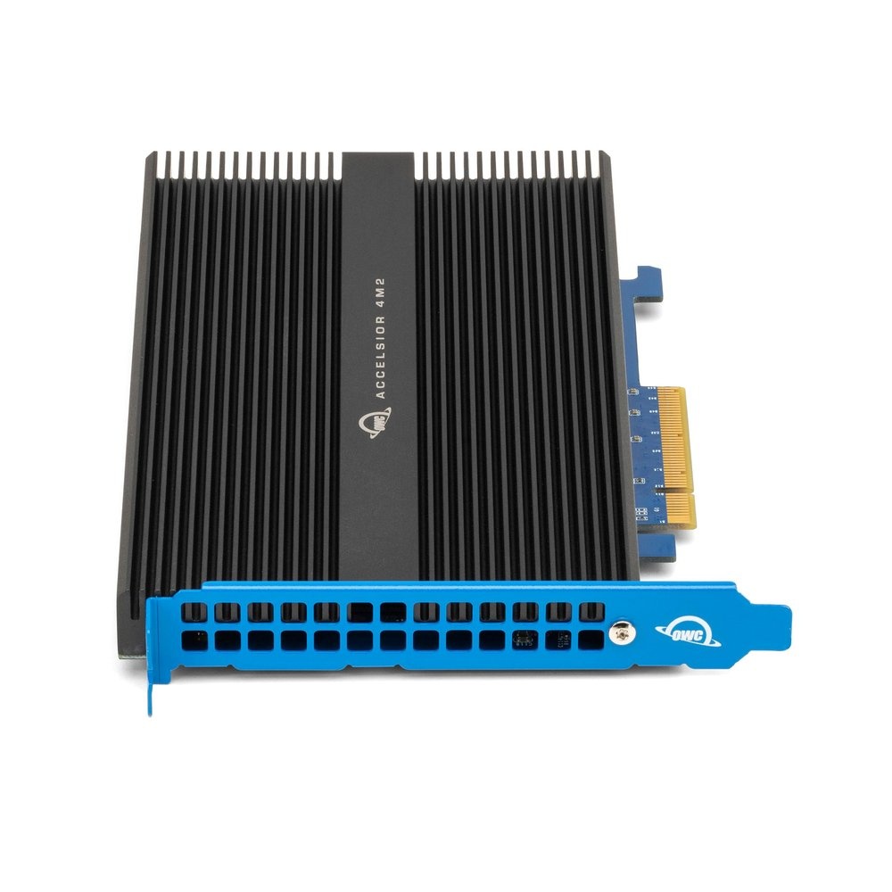 OWC Accelsior 4x NVMe M.2 SSD to PCIe 3.0 Adapter Card 8TB T4