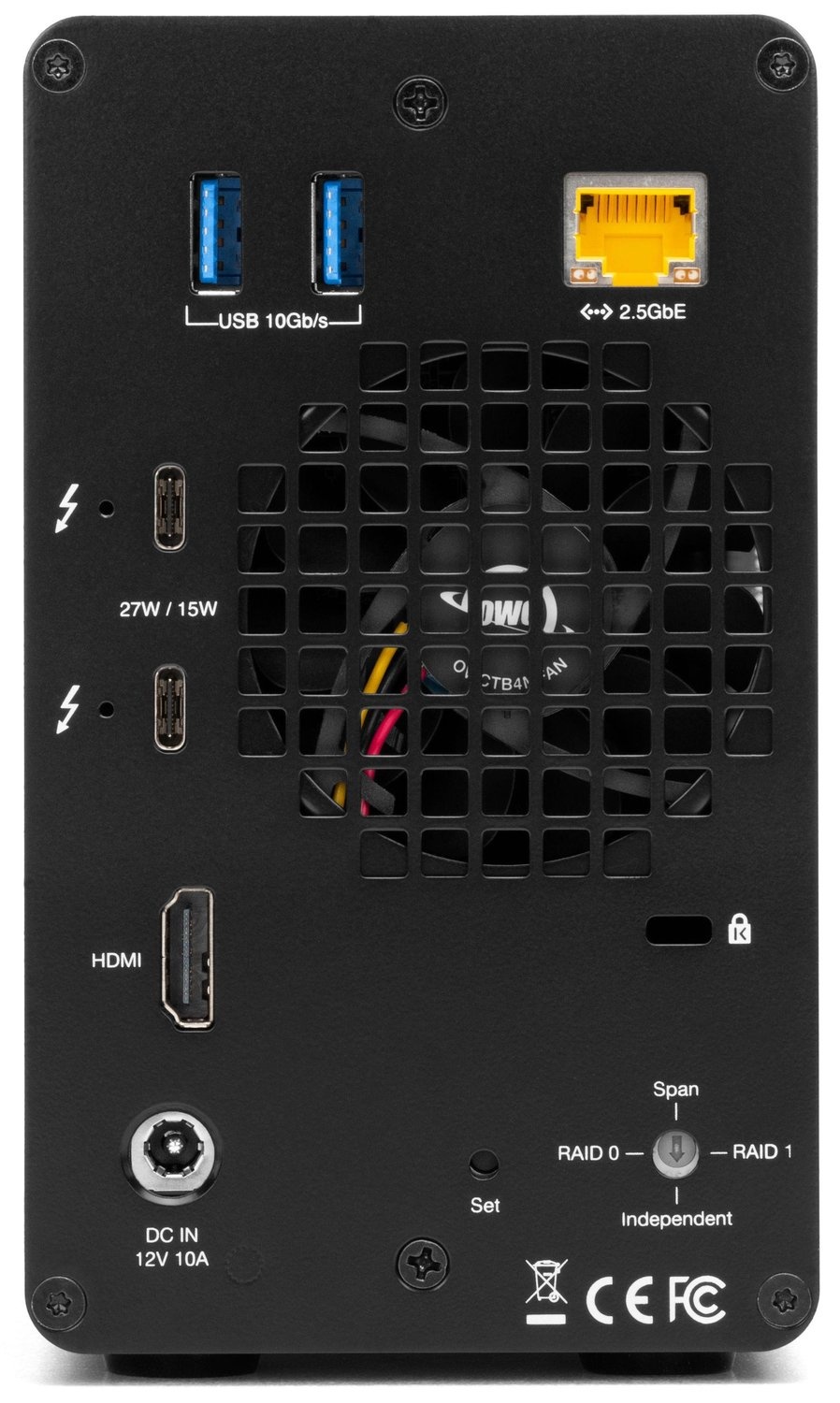 OWC Gemini, Thunderbolt 3 (USB-C) Dual-Drive hardware RAID Enclosure 16TB T2