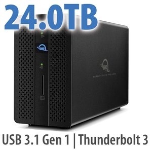 OWC Gemini, Thunderbolt 3 (USB-C) Dual-Drive RAID Enclosure 24TB