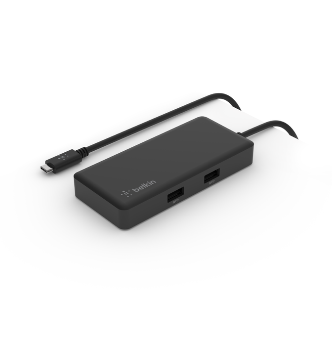 Belkin CONNECT USB-C Travel Dock (1x4K HDMI, 1x USB C, 2x USB-A, 1x GbEthernet) T2