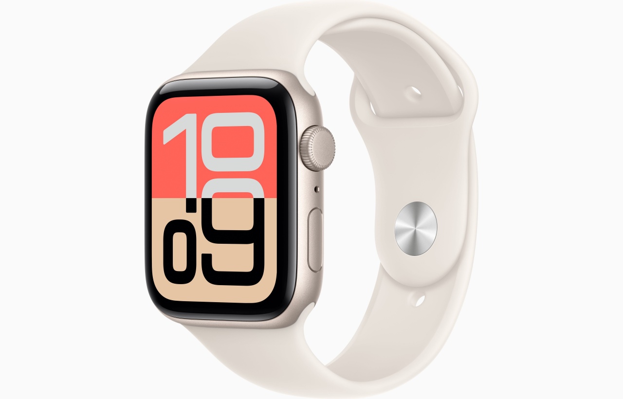 Apple Watch SE 3 GPS 44mm Starlight Aluminium Case with Starlight Sport Band