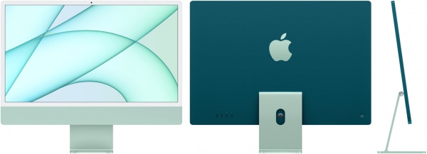 iMac 24-inch, 4.5K Retina display, Apple M3 8C CPU/10C GPU, 8GB RAM, 512GB SSD - Green
