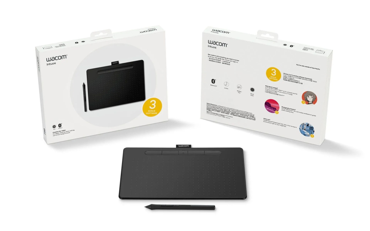 Wacom Intuos Medium Black PROMO T3