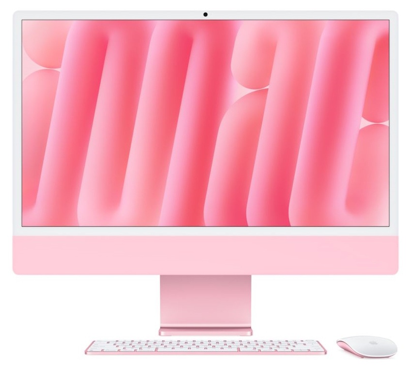 iMac 24-inch, 4.5K Retina display, Apple M4 8C CPU/8C GPU/16GB/256GB SSD - Pink
