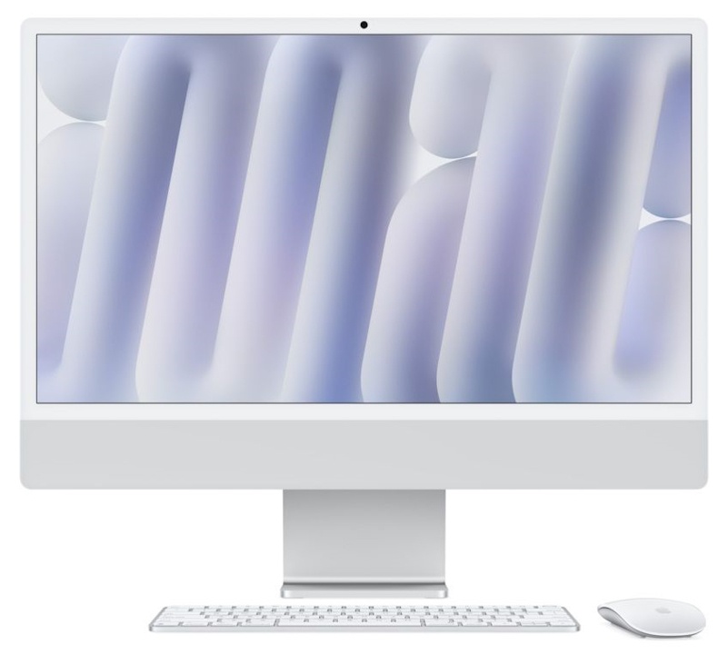 iMac 24-inch, 4.5K Retina display, Apple M4 8C CPU/8C GPU/16GB/256GB SSD - Silver
