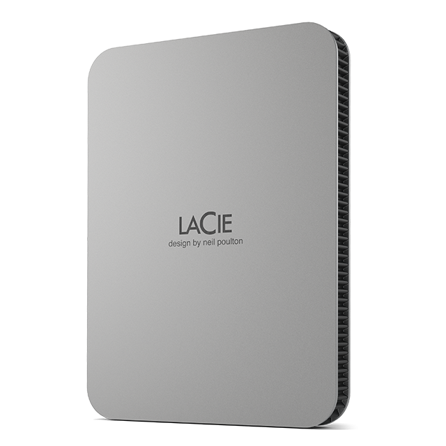 Lacie 4TB Mobile Drive USB-C Moon Silver T2