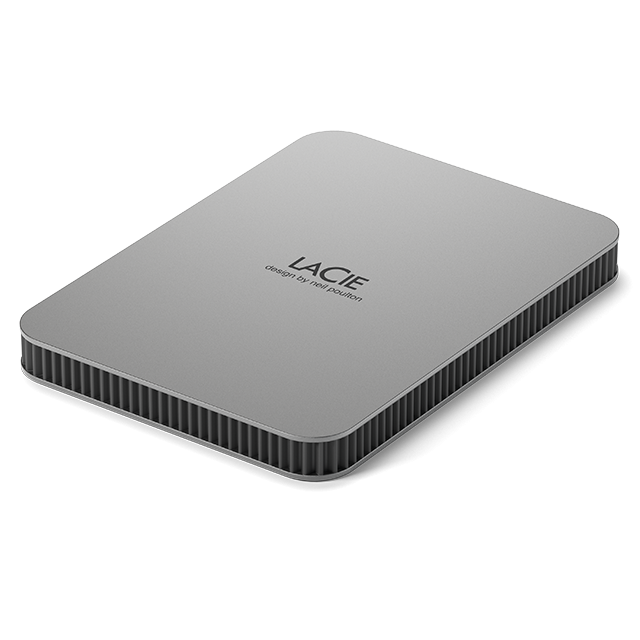 Lacie 2TB Mobile Drive USB-C Moon Silver T3