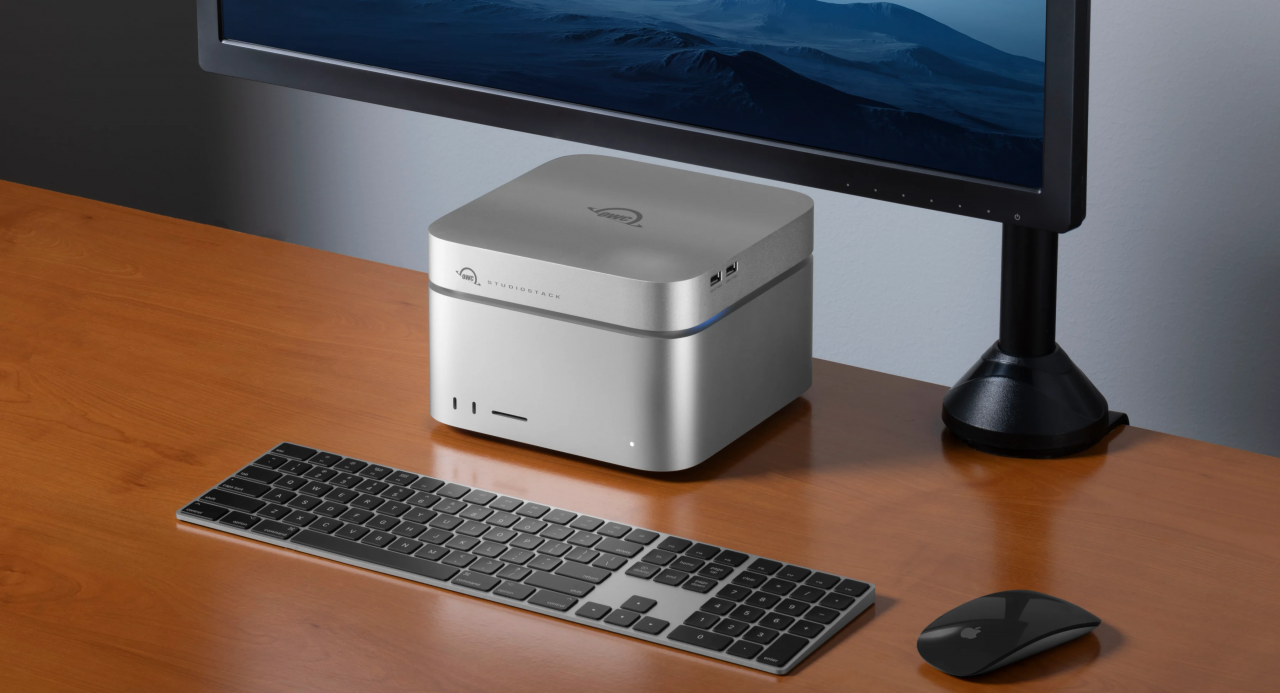 OWC StudioStack 4TB Thunderbolt 5, NVMe SSD Storage and Connectivity Expansion Solution T4