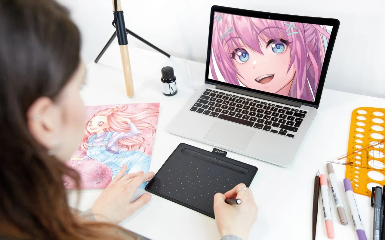 Intuos Bluetooth Small Black Manga T3