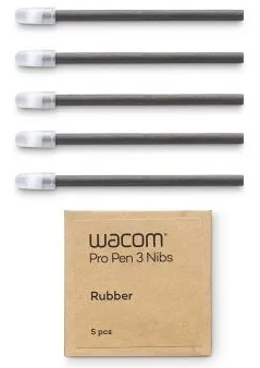 Pen Nibs Rubber for Wacom Pro Pen 3 (5 pack)