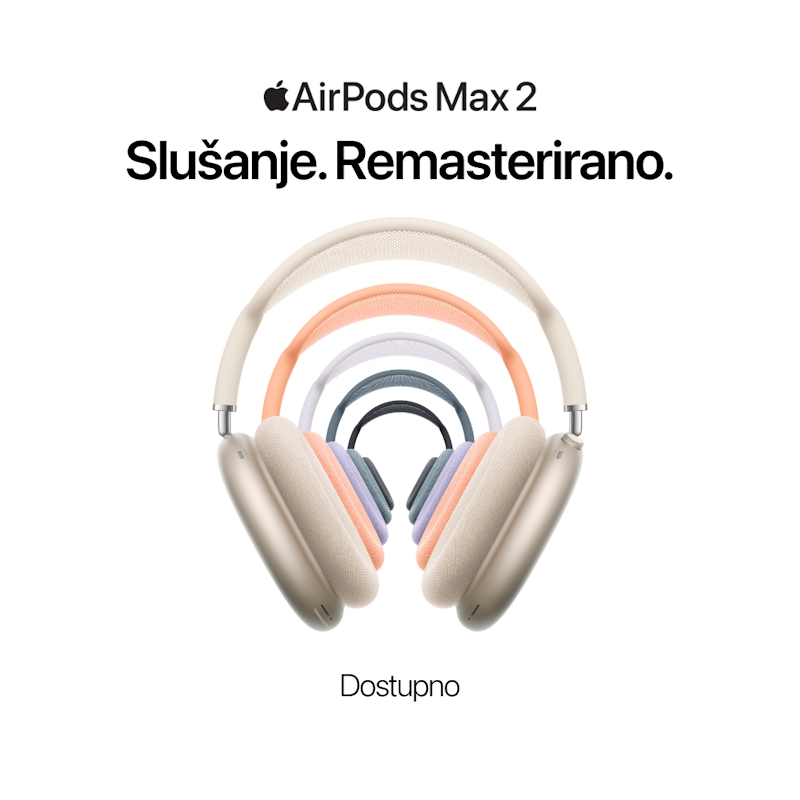 AirPods Max 2. Slušanje. Remasterirano.