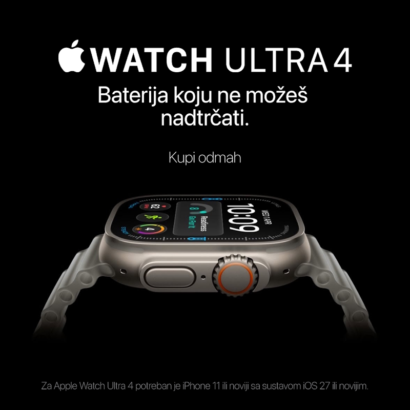 Apple Watch Ultra 4. Kupi odmah.