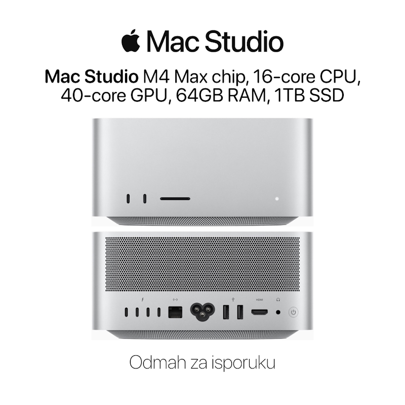 BTO Mac Studio M4 Max 16C_CPU/40C_GPU, 64GB RAM, 1TB SSD