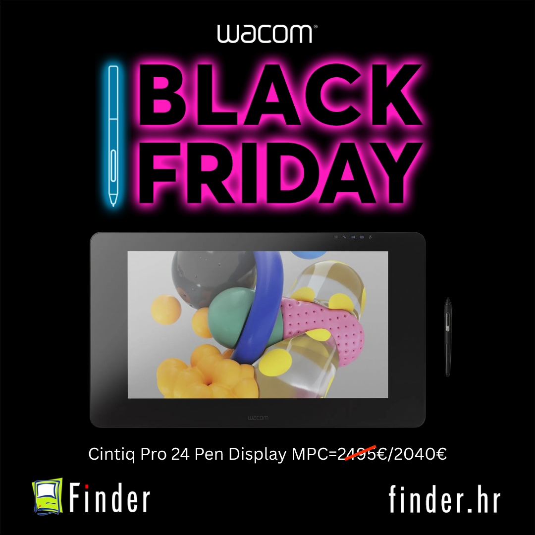 Cintiq Pro 24 Pen Display - CRNI PETAK