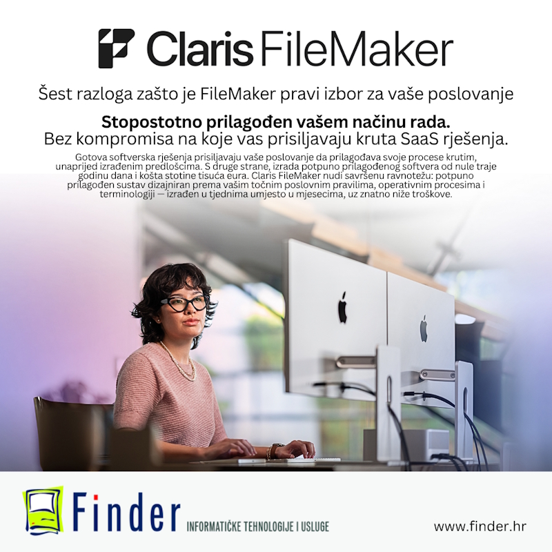 Claris FileMaker. Zašto trebate baš Claris Filemaker, evo zašto...