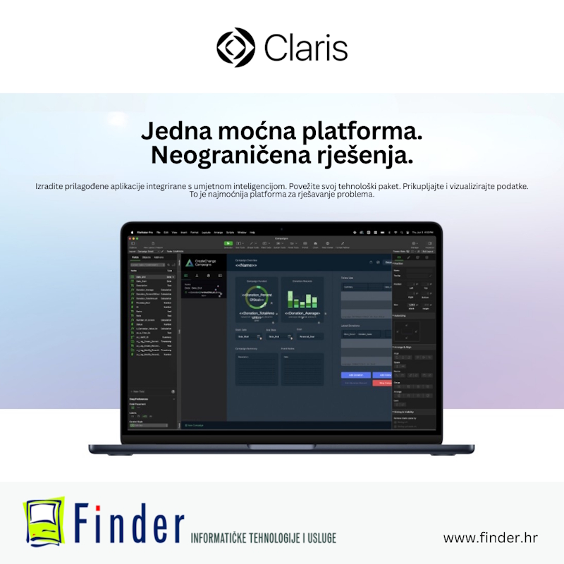 Claris. Jedna moćna platforma. Neograničena rješenja.