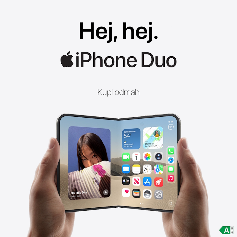Hej, hej. iPhone Duo je stigao.