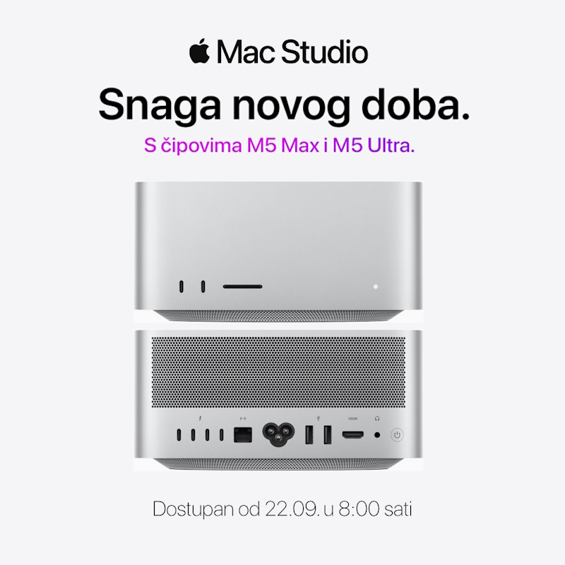 Mac Studio s čipovima M5 Max i M5 Ultra. Snaga novog doba.