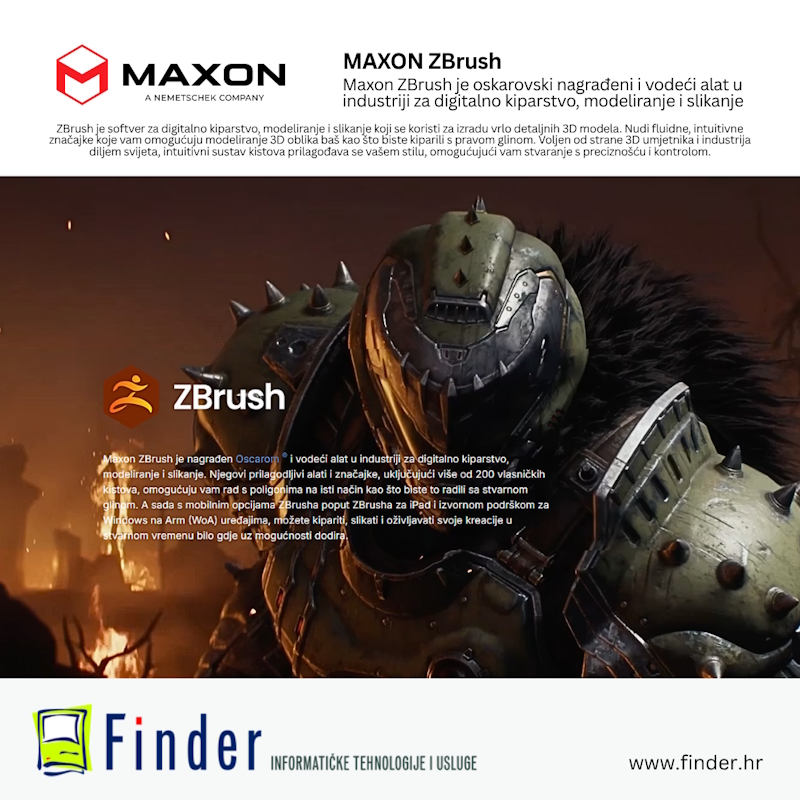 MAXON ZBrush profesionalni softver