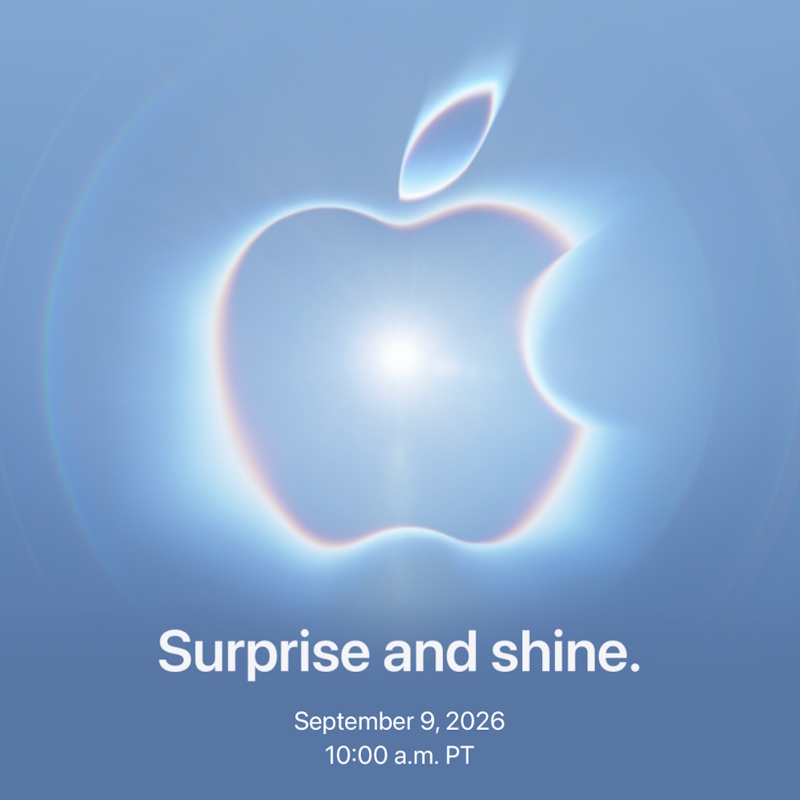 Surprise and shine. Novi Apple Event.