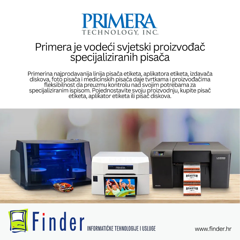 Primera je vodeći svjetski proizvođač specijaliziranih pisača