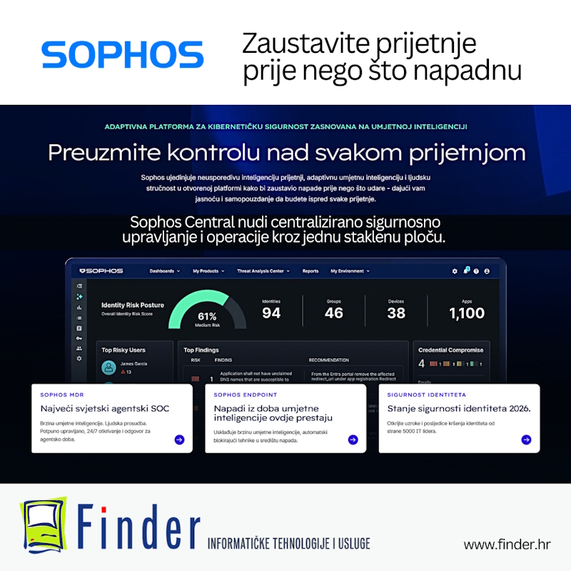 SOPHOS Zaustavite prijetnje prije nego što napadnu